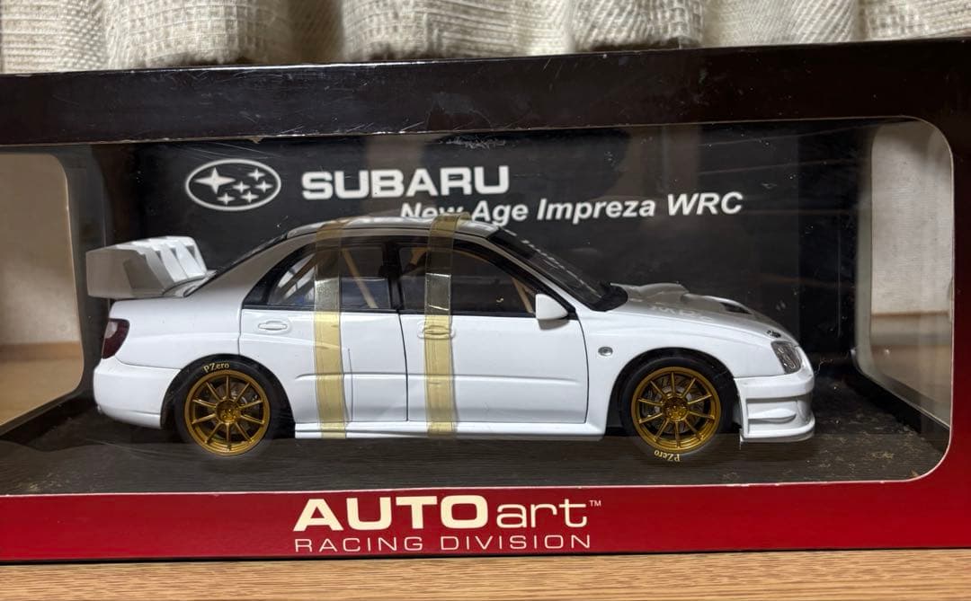 AUTOart 1/18 スバル インプレッサ WRC ホワイト　限定品　レア物