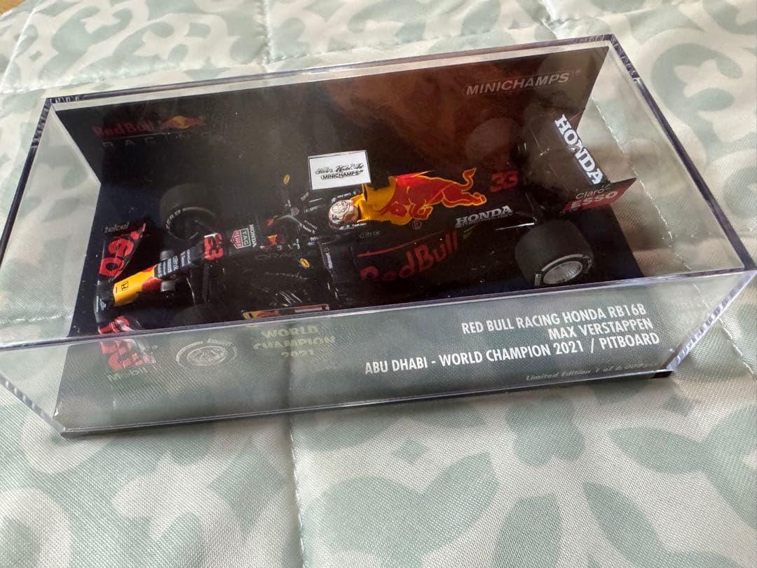 専用1/43M.フェルスタッペン ワールドチャンピオン 2021 アブダビ GP