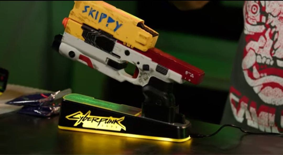 Cyberpunk 2077 スキッピー モデルガン ジェルボールガン 限定版