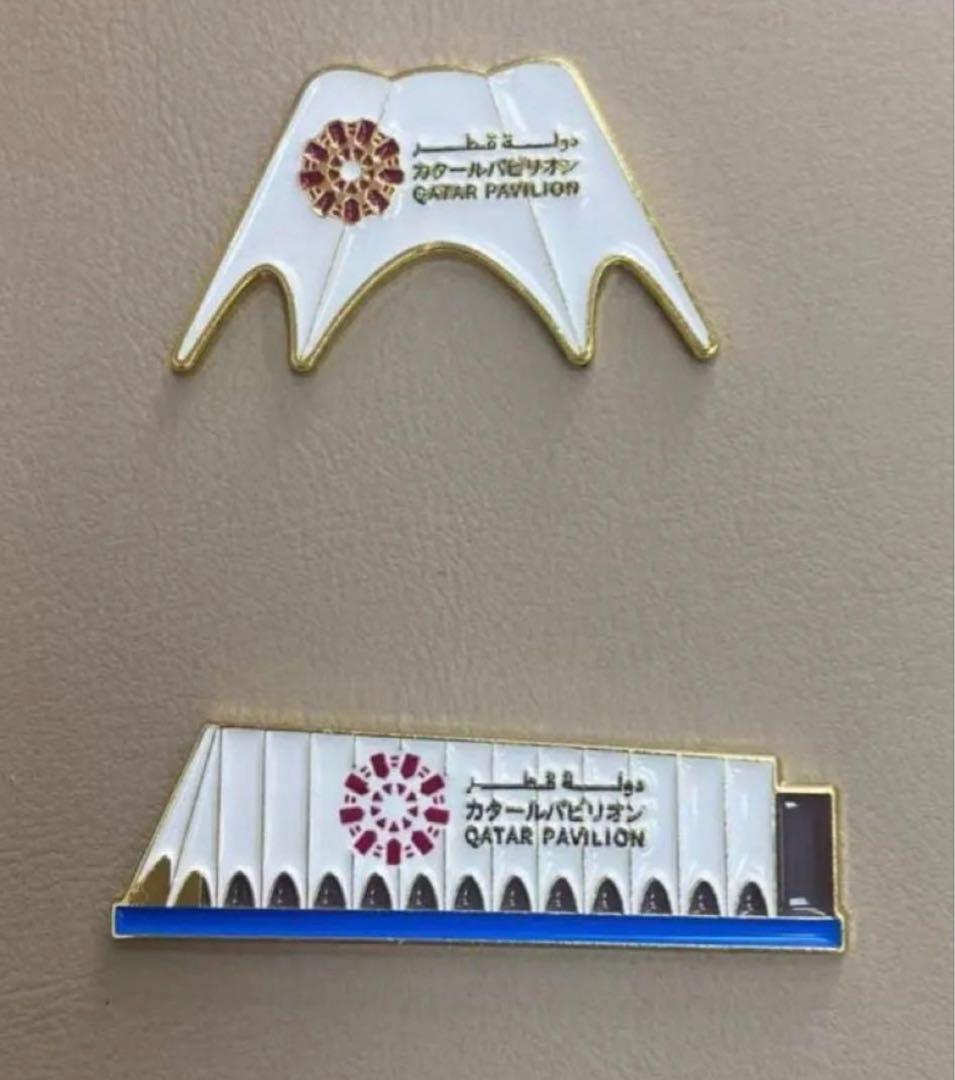 関西万博、expo2025、Pavilion、ピンバッジ、カタール館、レア