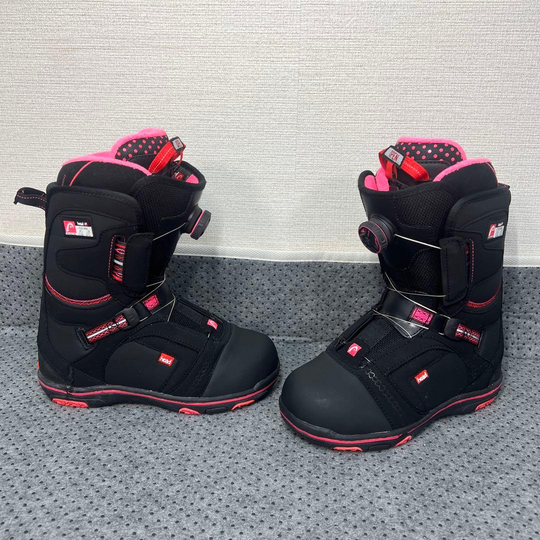 数回使用 人気サイズ24.5cm HEAD FIVE WMBOA スノボブーツ