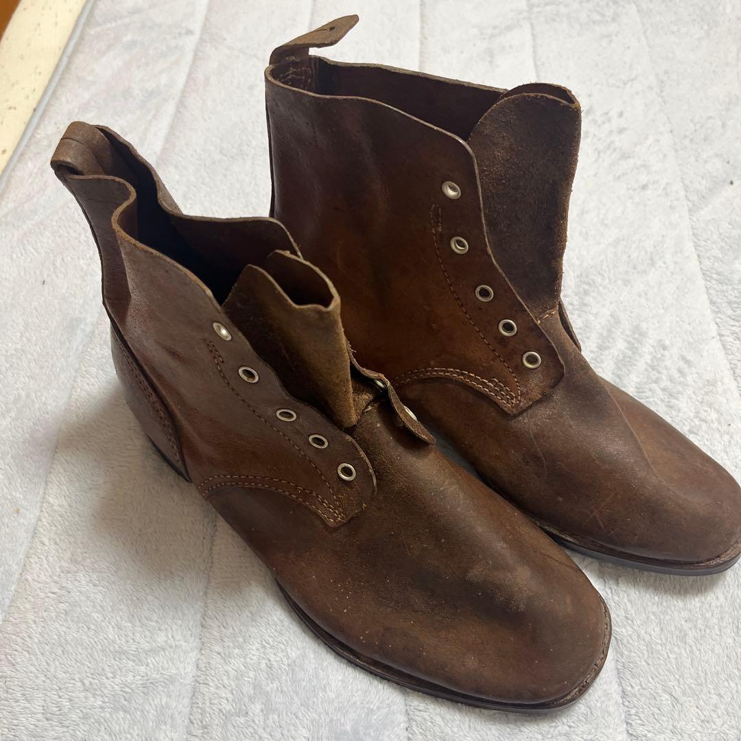 昭和16年製　昭五式 11文 約26.4cm 帝国陸軍 昭五式編上靴 鋲付