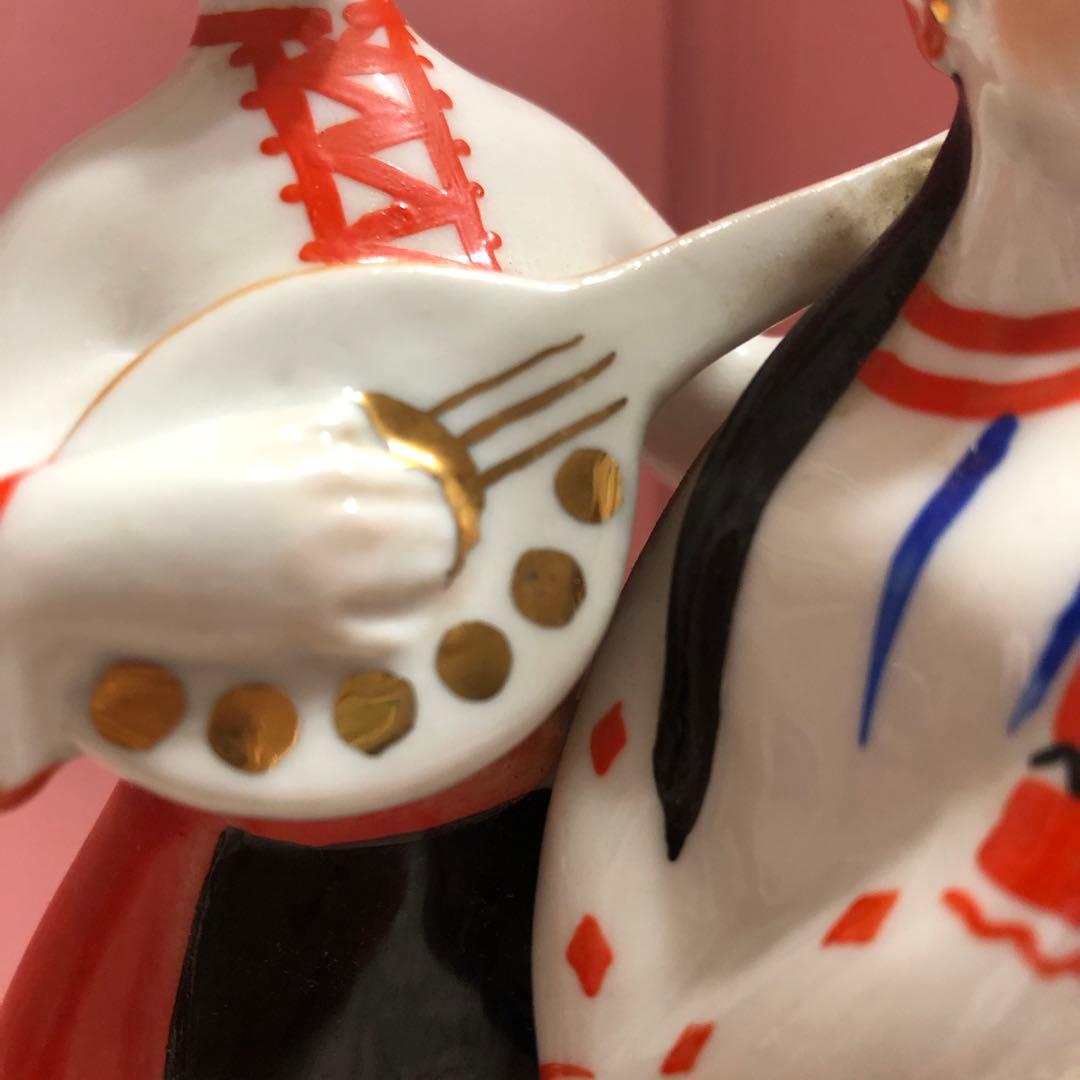 ロシア製　磁器像　ダンサー　ビンテージ