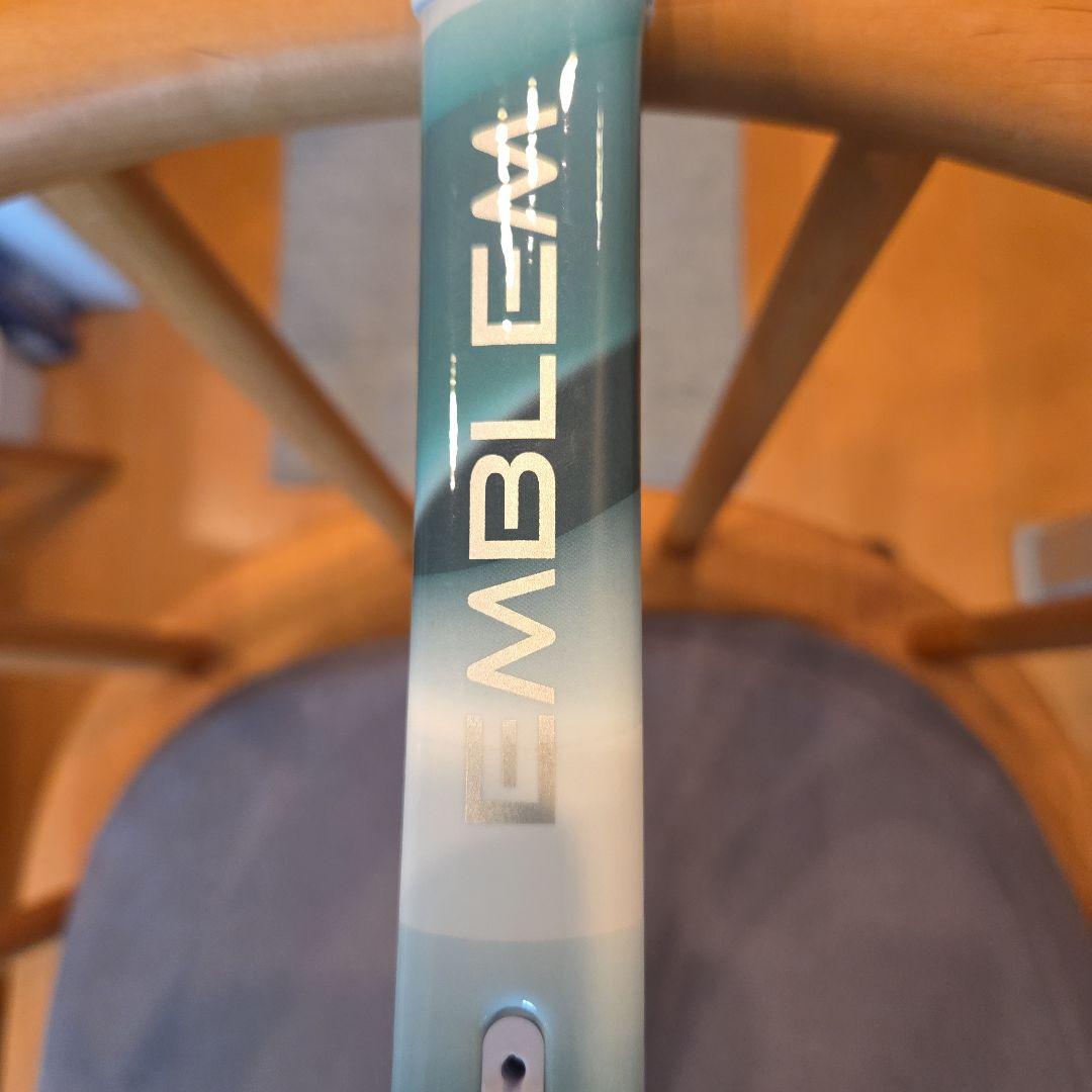 EMBLEM 120 硬式テニスラケット ホワイト/ブルー