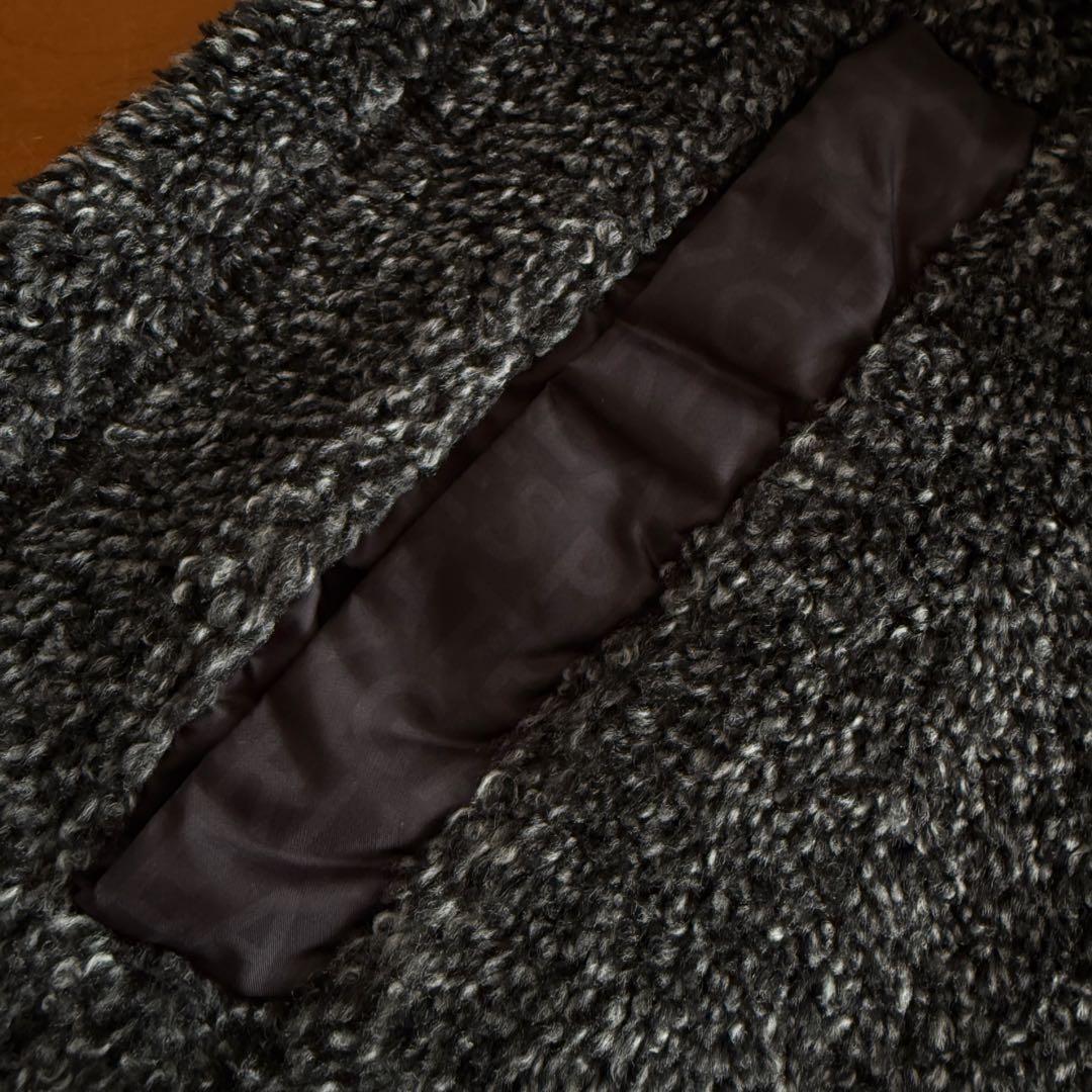 美品　パーリーゲイツ　フリース　ジャケット　ハーフジップ　グレー　黒　M〜L相当