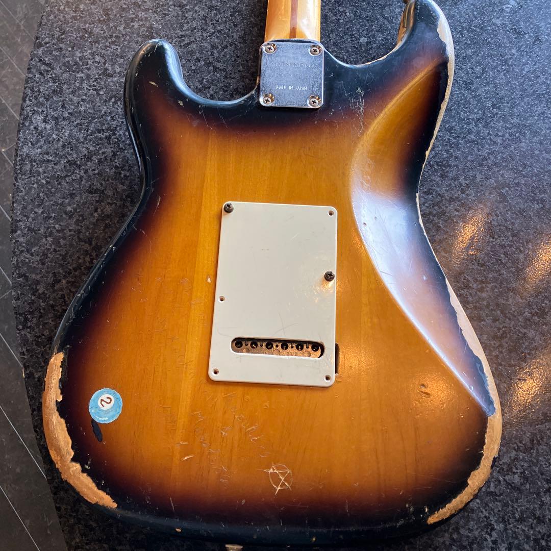 エレキギター サンバースト 木製