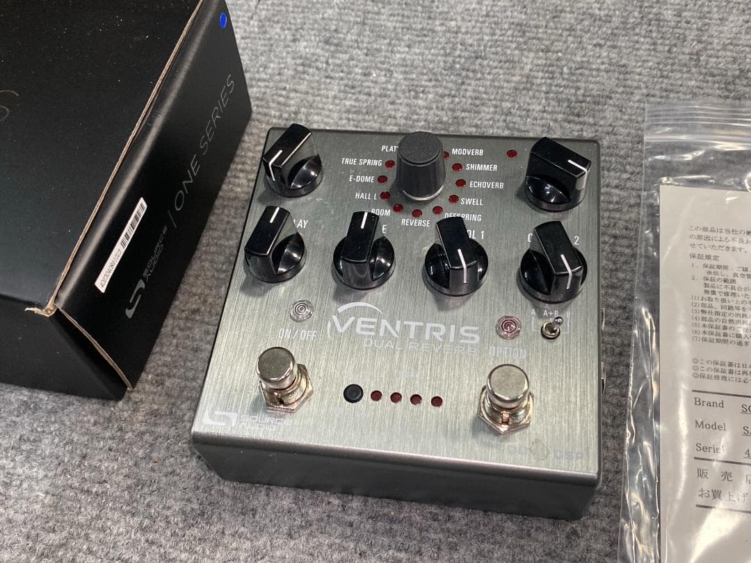 SOURCE AUDIO SA262 VENTRIS リバーブ Reverb