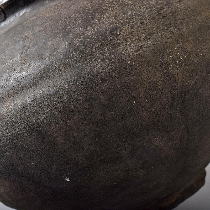 mini-fex　弥生式土器　黒釉　壷　C　R8453