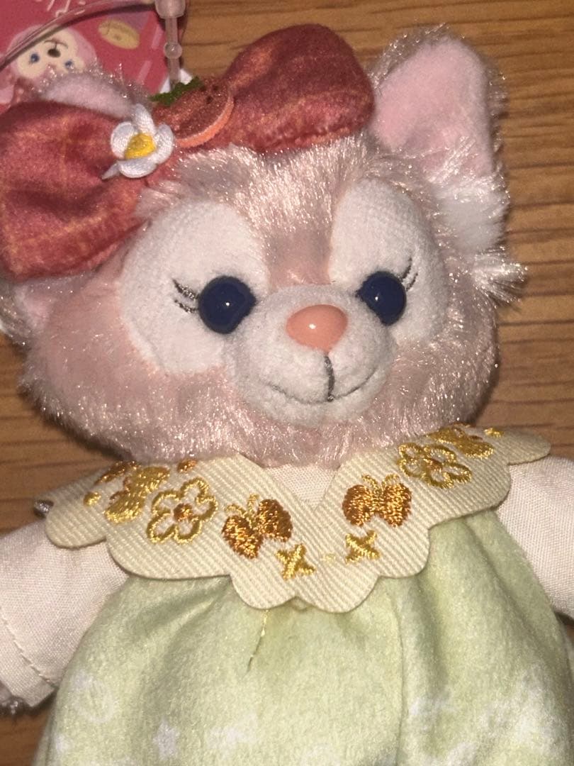 ステラルー♡リーナベル　ぬいぐるみバッジ　ハートフェルトストロベリーギフト