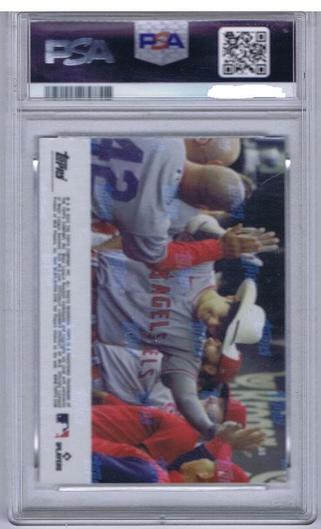 大谷翔平 2022年,1号,2号,豪快2ホームラン記念カード(PSA鑑定済)