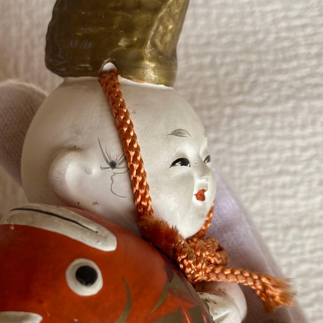 希少✨有識御人形司 十二世　伊東久重作 御所人形　ゑびす　恵比須　置物　縁起物