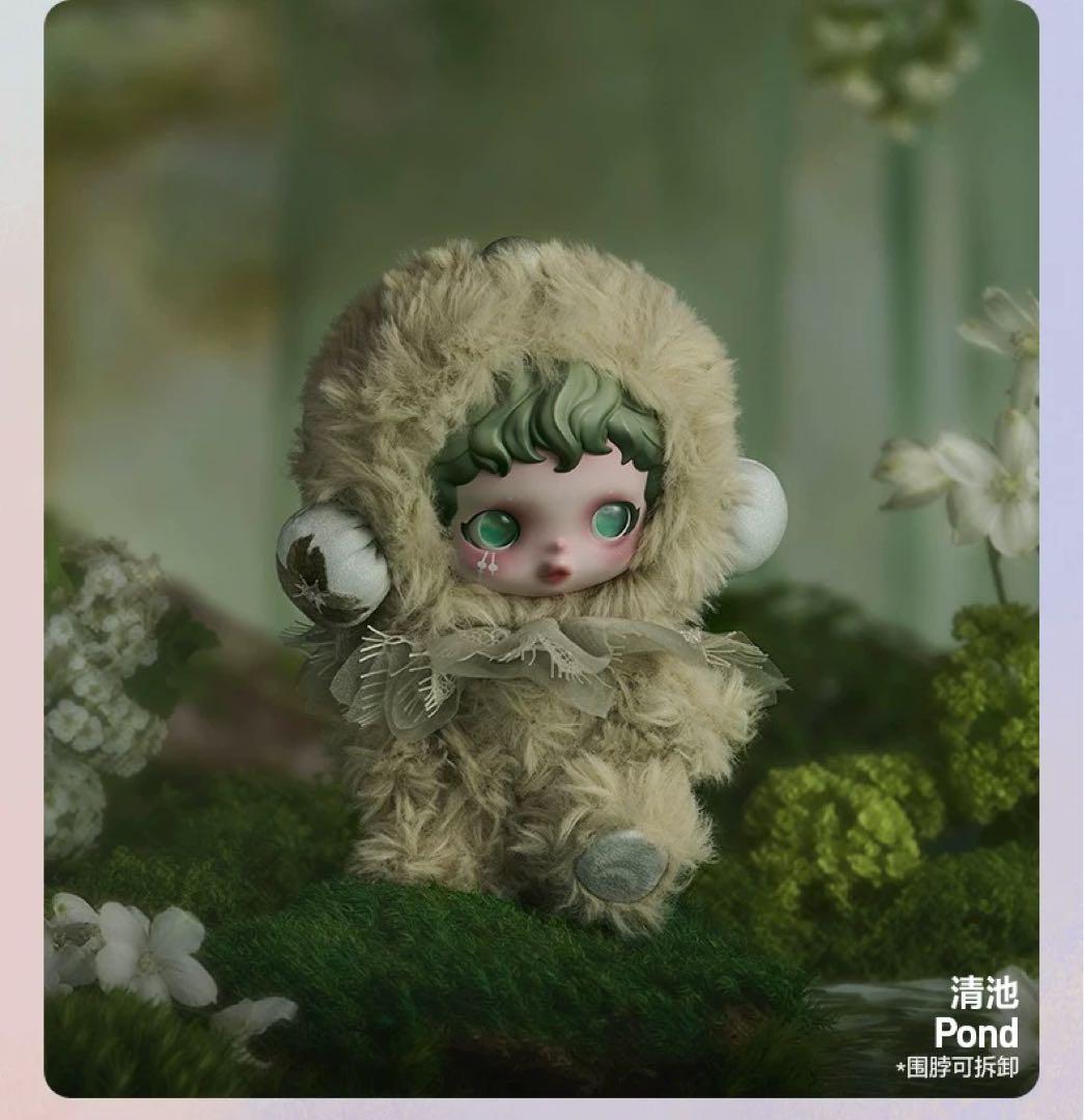 海外正規品POPMART OSKULLPANDA 光織園 ぬいぐるみランダル発送