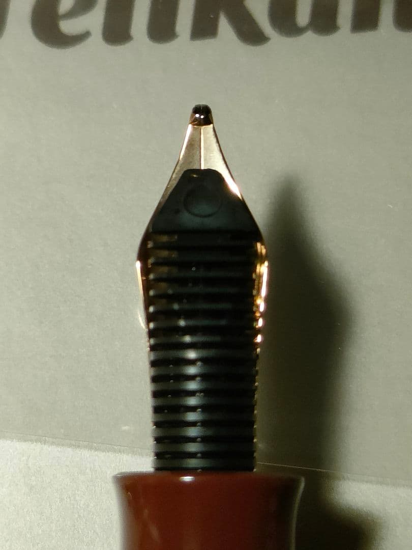 Pelikan ペリカン 万年筆 M101N トータスシェルブラウン B