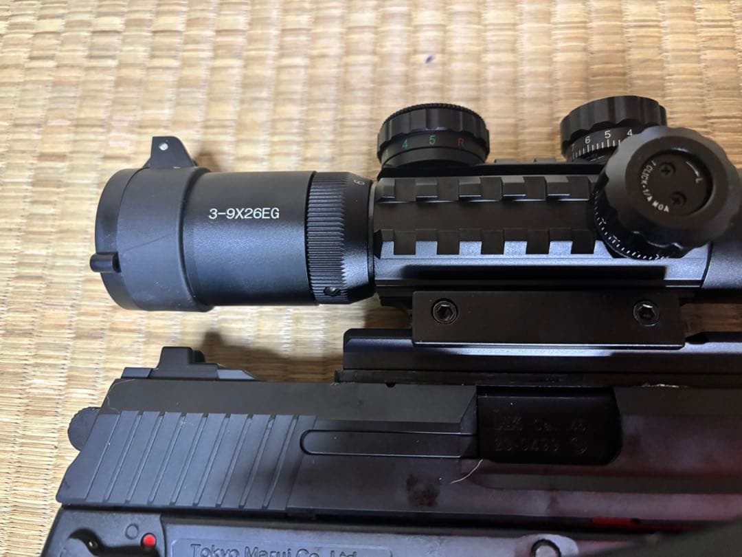 マルイソーコムMK２３固定スライドガスガン スコープ付き