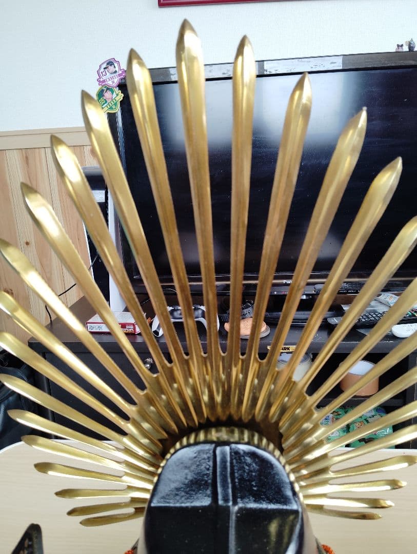 【良品】豊臣秀吉 兜 飾り 五月人形 美術品