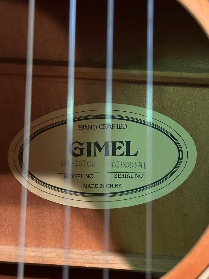 GIMELエレクトリックアコースティックギター