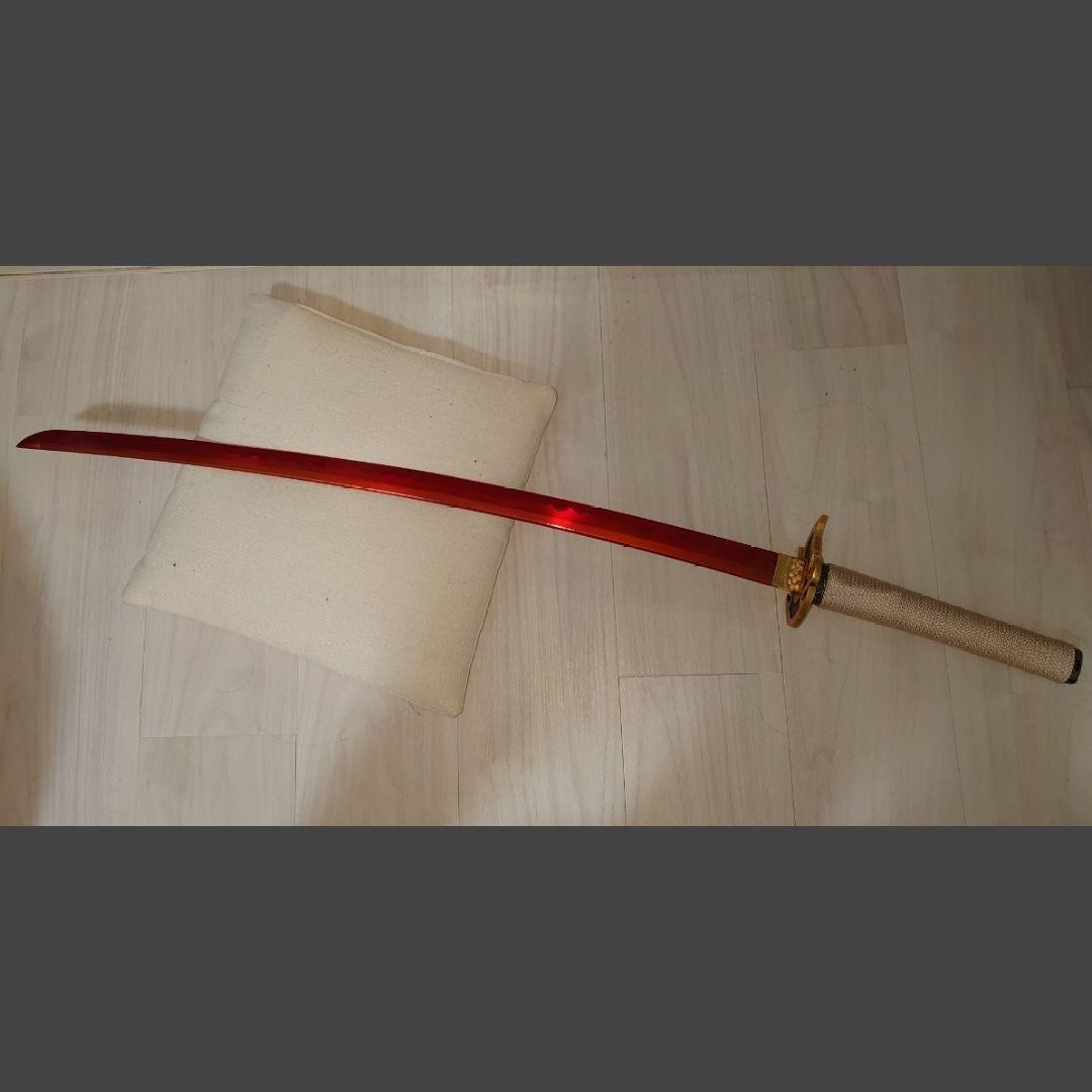 煉獄 日輪刀風 模造刀 亜鉛合金製 (1kg)