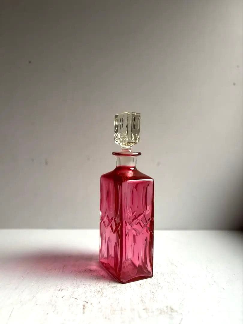 603 フランスアンティーク カットが美しいデキャンタ カラフ パリ 美品