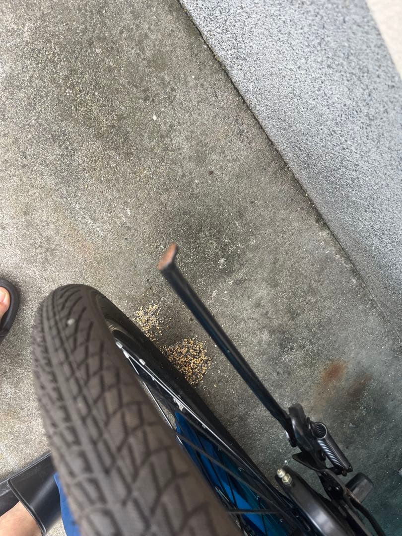 引き取り限定 キッズバイク ブラック バスケット付き