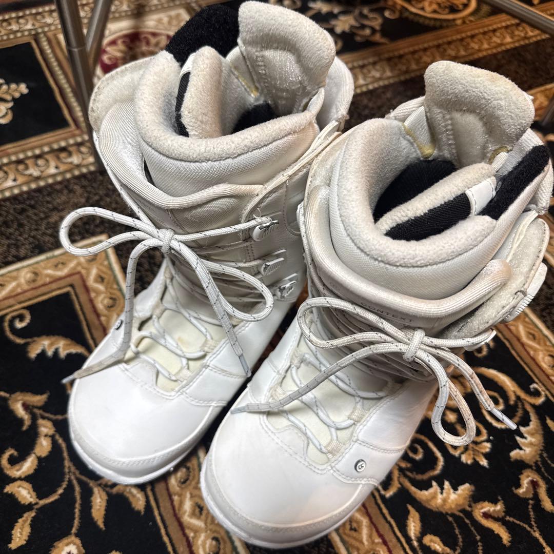 RIDE CONTEXT ホワイト スノーボードブーツ 24cm