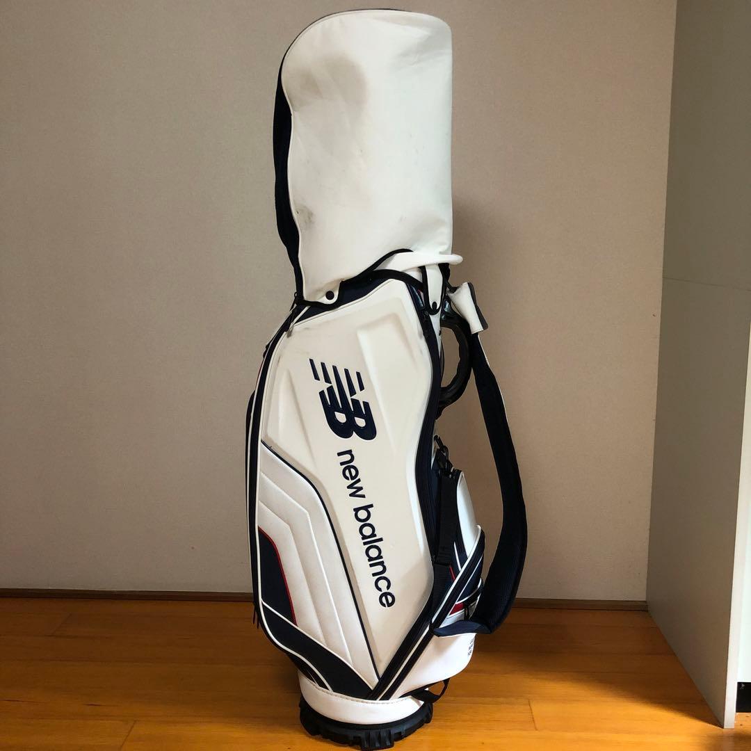 ニューバランス new balance キャディバッグ ホワイト フード付き