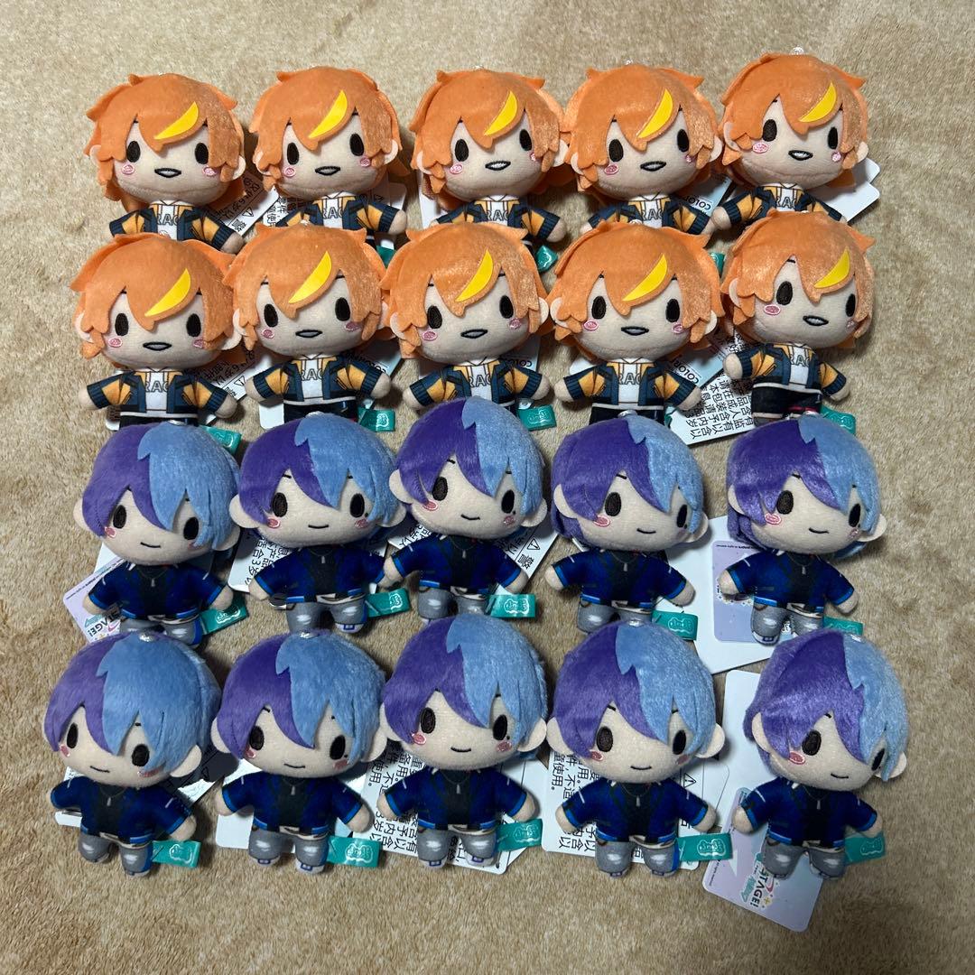 【 プロジェクトセカイ 】ふわぷち マスコット 東雲彰人 青柳冬弥 10セット