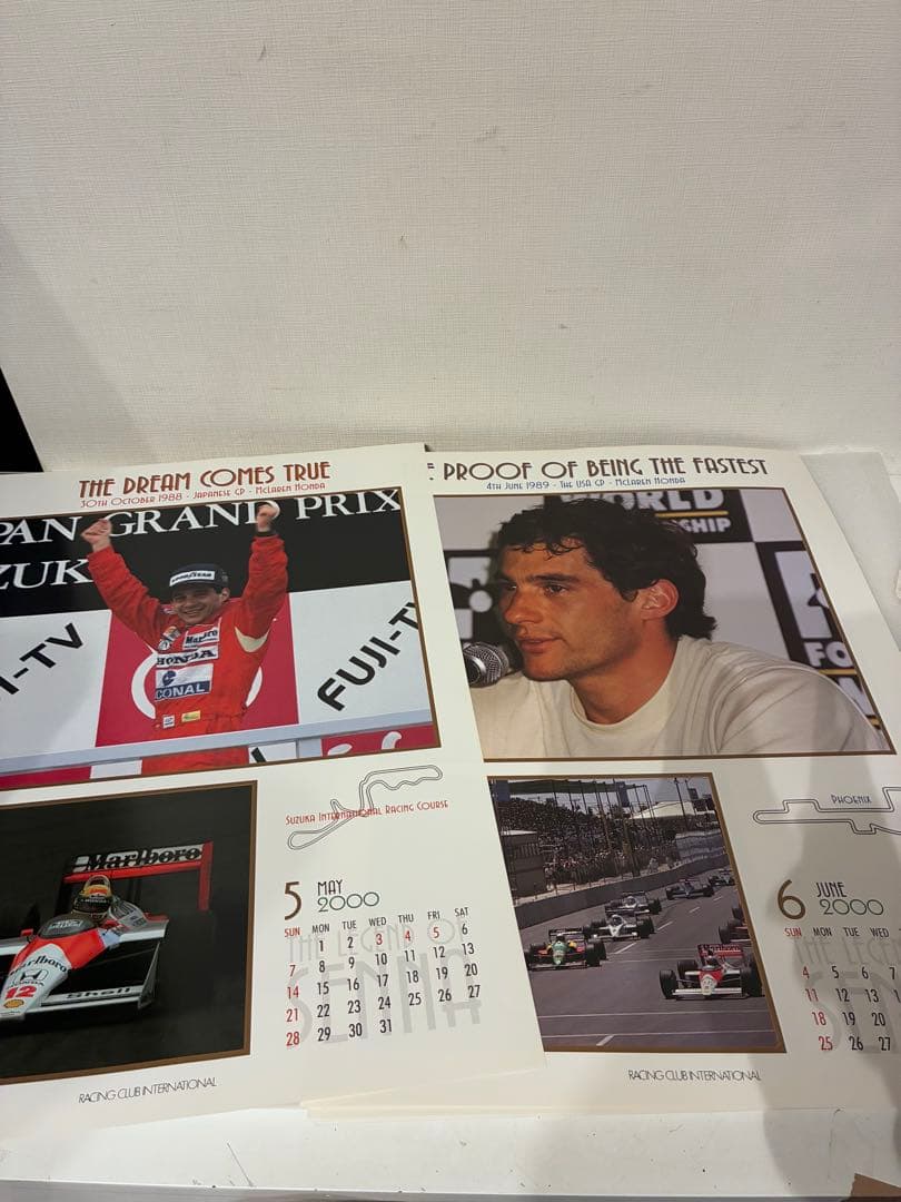 アイルトン・セナ 特別カレンダー 2000 額付き