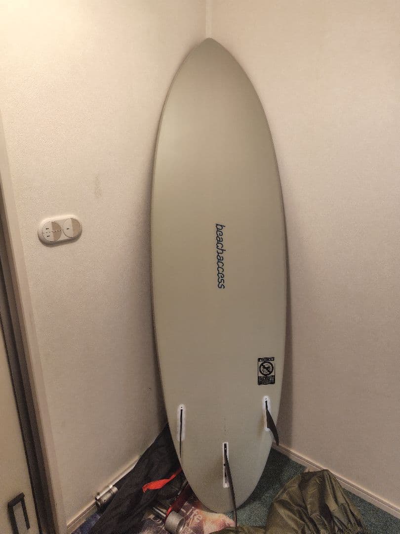 たこすけビーチアクセスHSソフトボード エッグ 6'4\" シングルスタビ