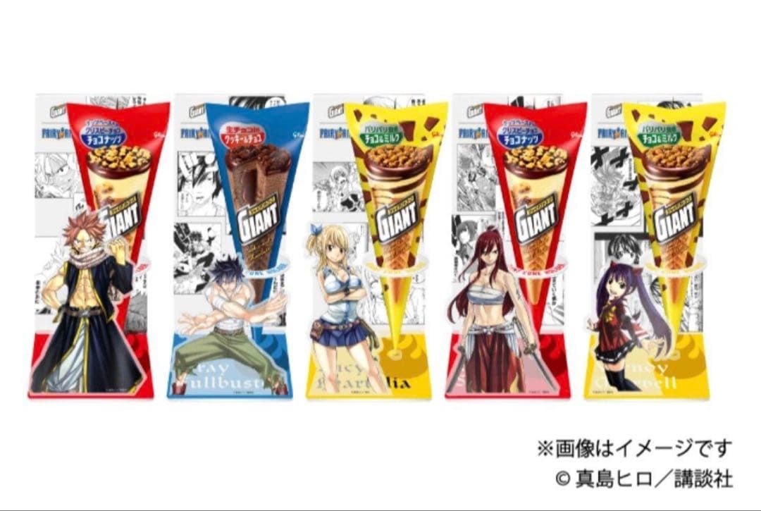 グリコ★FAIRY TAILオリジナルアクリルスタンドセット（5種1セット）！