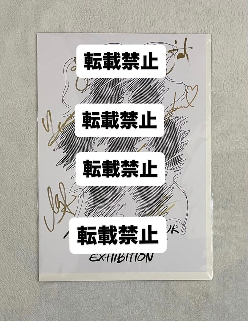 XG EXHIBITION 大阪　ガチャ　カプセル　A賞　直筆サイン　ポスター