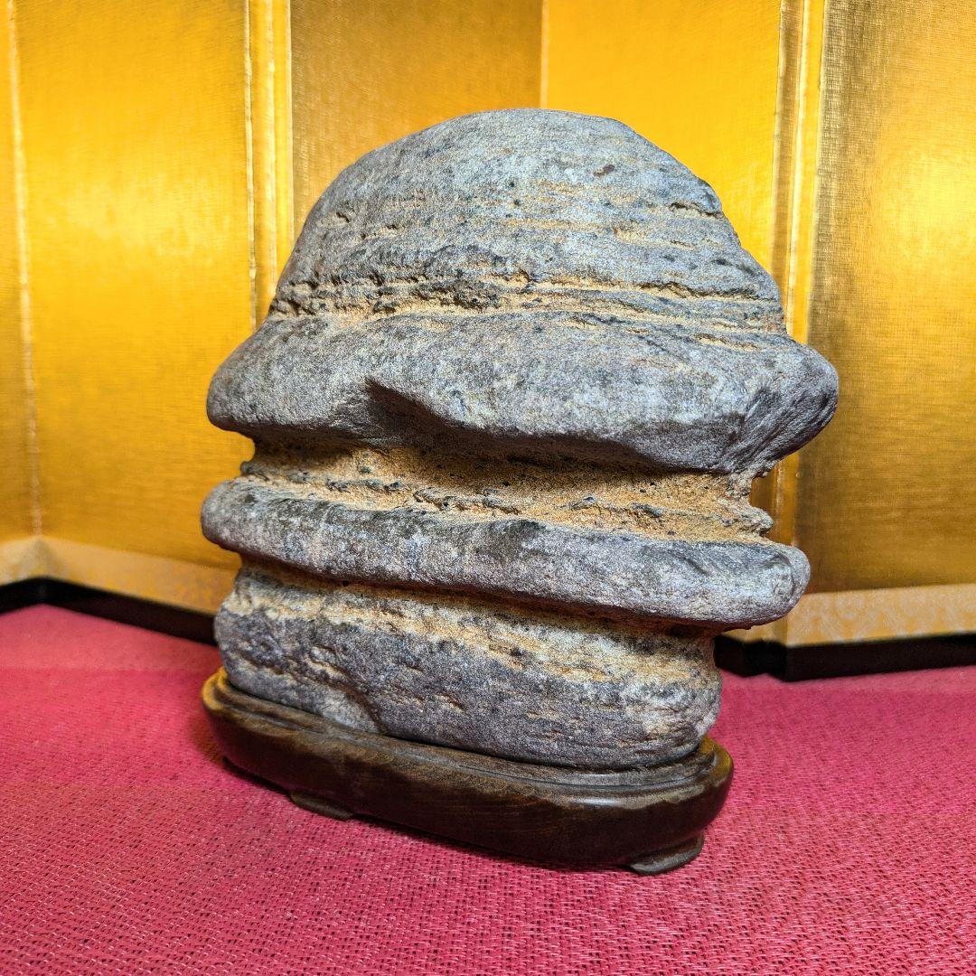 水石 3.7㌔ 茅舎石 鑑賞石 観賞石 水石 盆石 天然石 置物