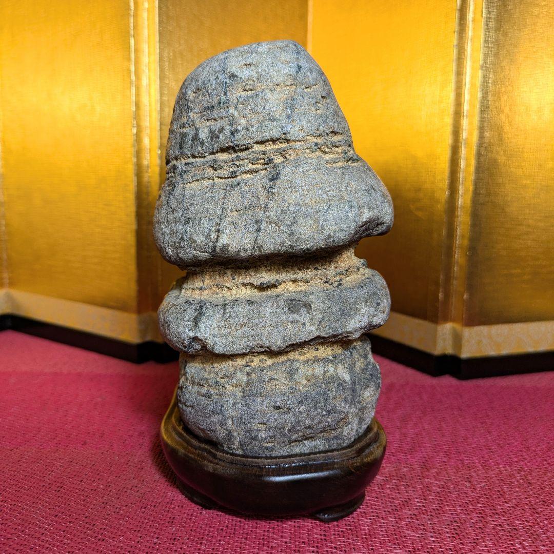 水石 3.7㌔ 茅舎石 鑑賞石 観賞石 水石 盆石 天然石 置物