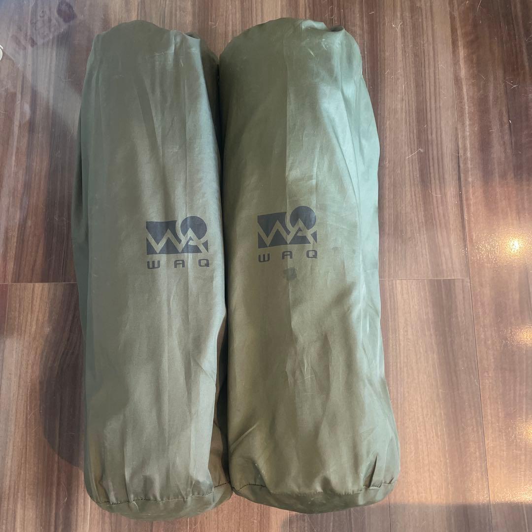 【2枚セット】WAQ インフレーターマット 8cm／オリーブ