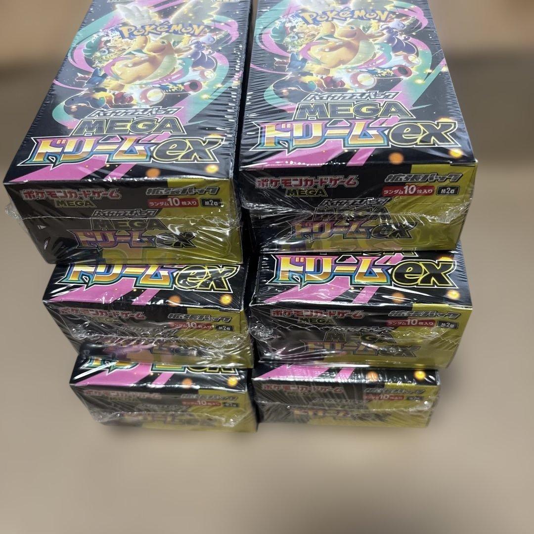 ポケモンカード MEGAドリームex 新品未開封 シュリンク付き 6BOX