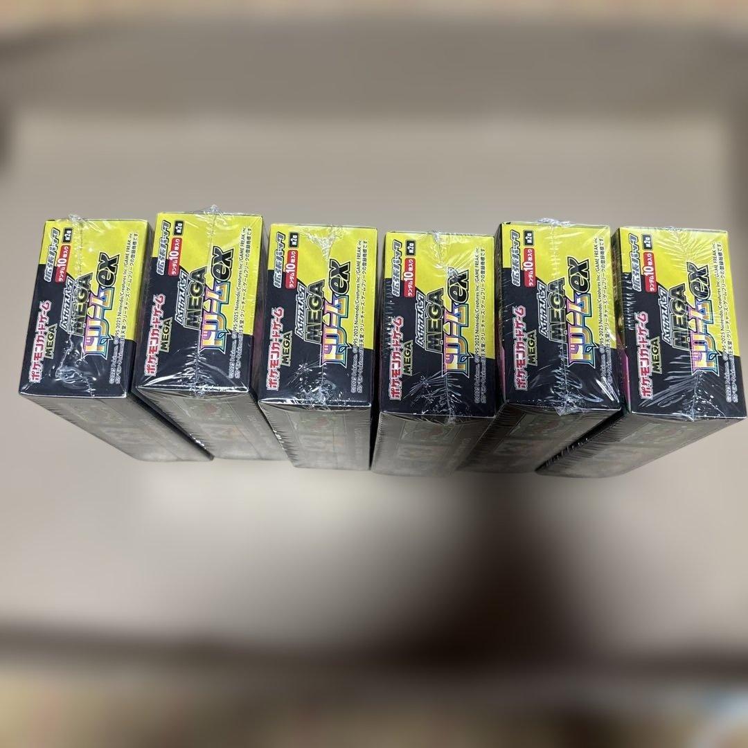 ポケモンカード MEGAドリームex 新品未開封 シュリンク付き 6BOX