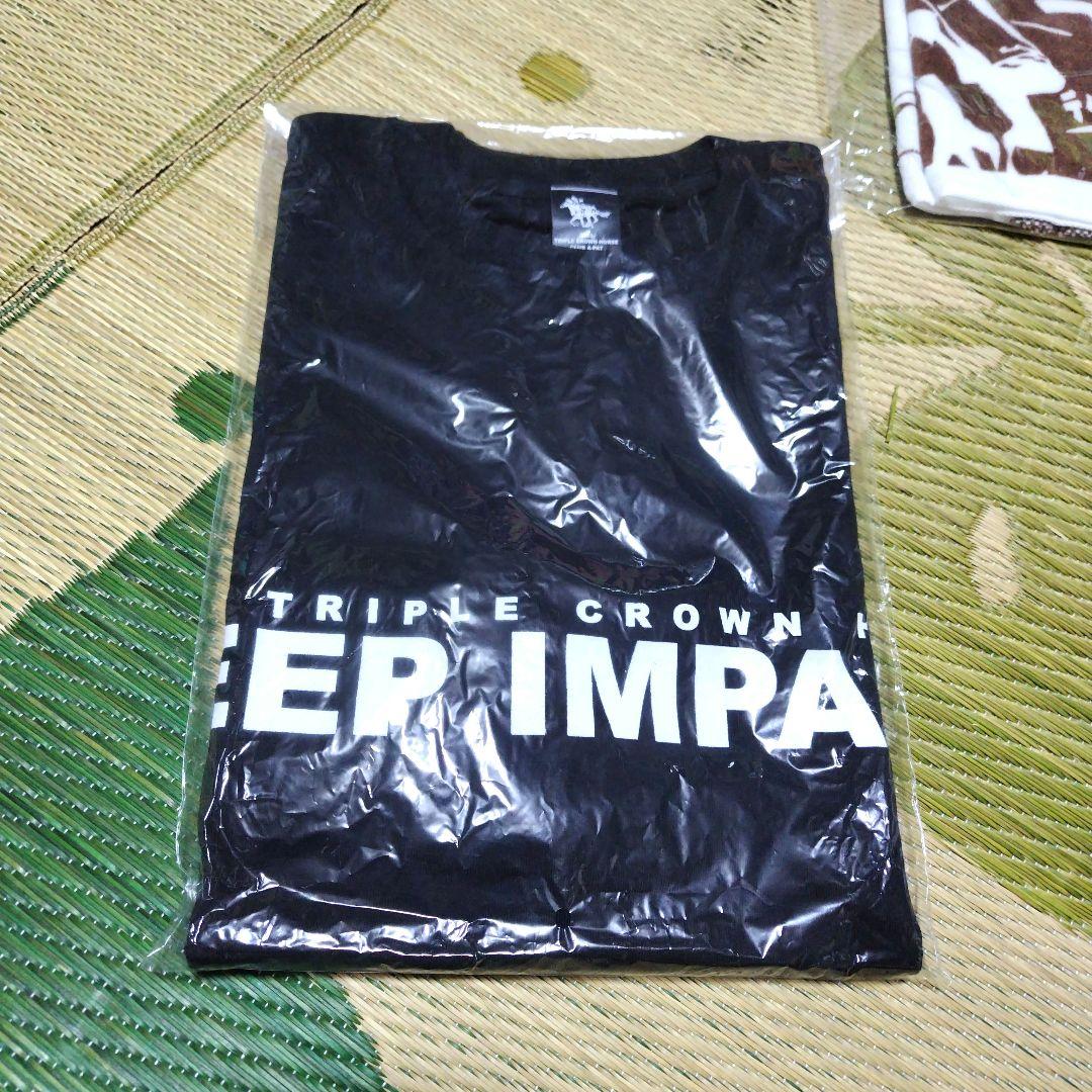 競馬　ディープインパクト三冠記念グッズ　Ｔシャツ　タオル　キャップ オマケつき