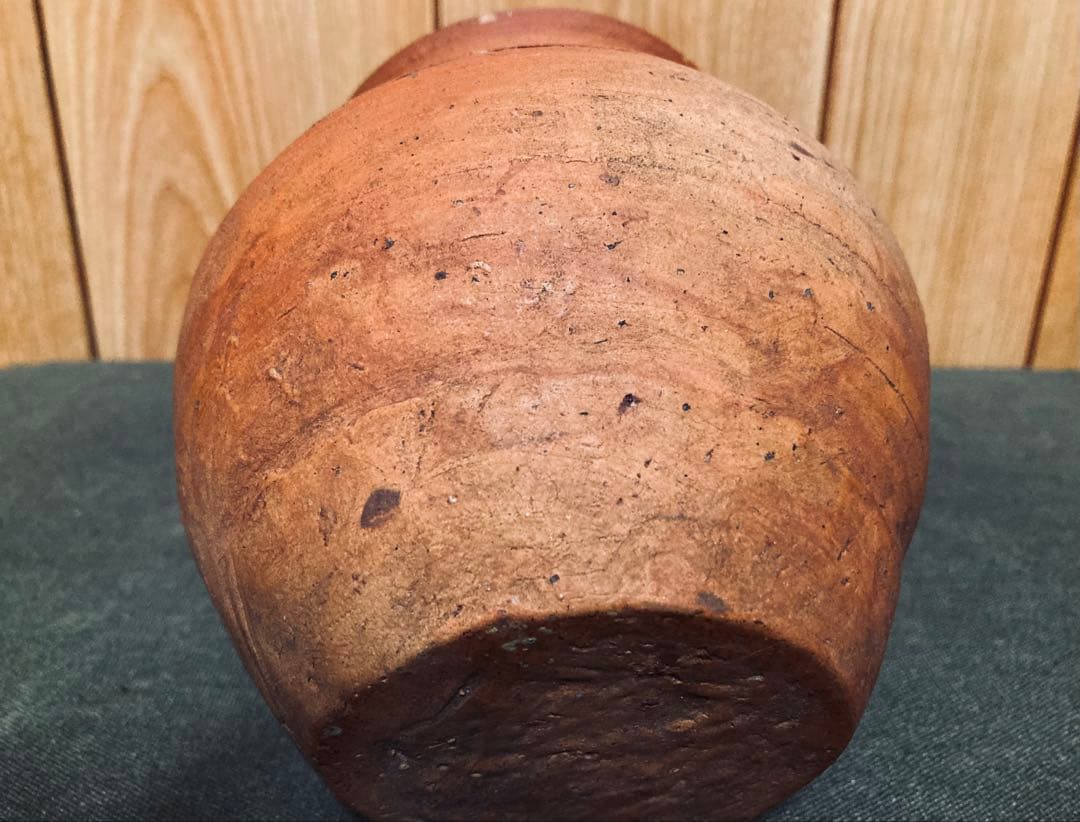 古備前 江戸中期頃 雀口 小壺 (検索 酒器 徳利