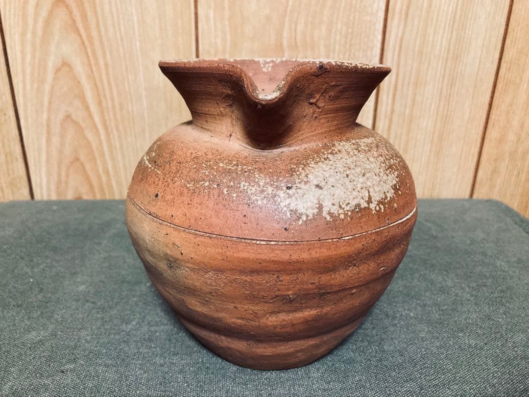 古備前 江戸中期頃 雀口 小壺 (検索 酒器 徳利