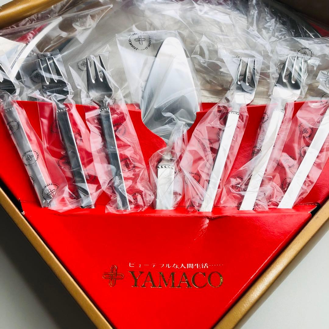 【超希少】山崎金属工業 YAMACO プリンセス ケーキ セット カトラリー