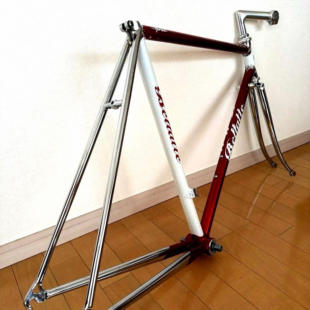 Bellatte ベラーテ クロモリフレームセット　ステム BB付き