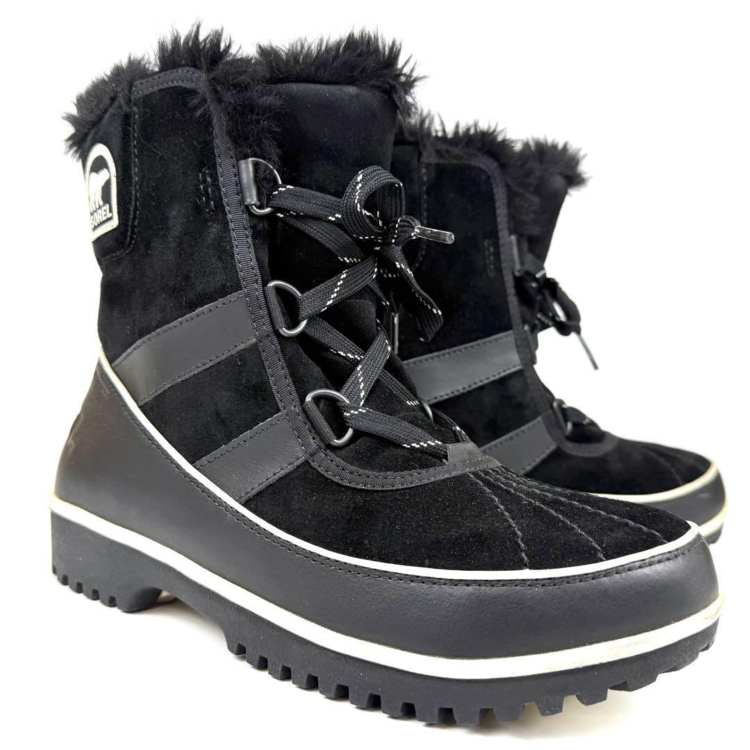 ソレル　スエード　ウィンターブーツ　スノーブーツ　　ファー　25cm