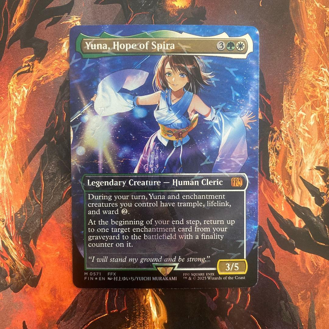 Mtg スピラの希望、ユウナ 英語　チョコボトラックFoil