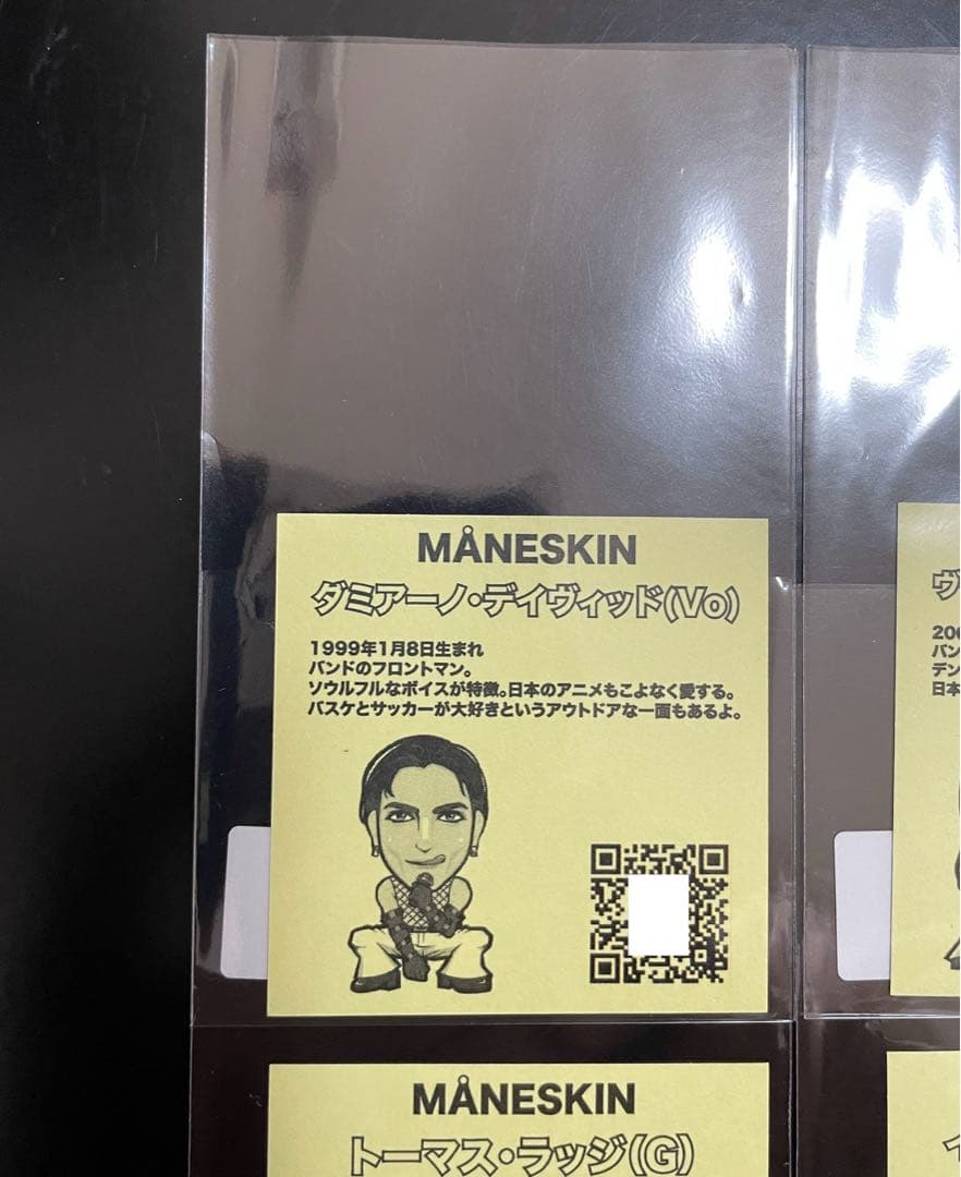 MANESKIN マネスキン　非売品ステッカー　コンプリート　モーネスキンシール