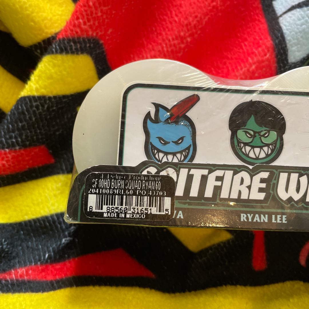 SPITFIRE BURN SQUADスケボーウィール　60mm80HD