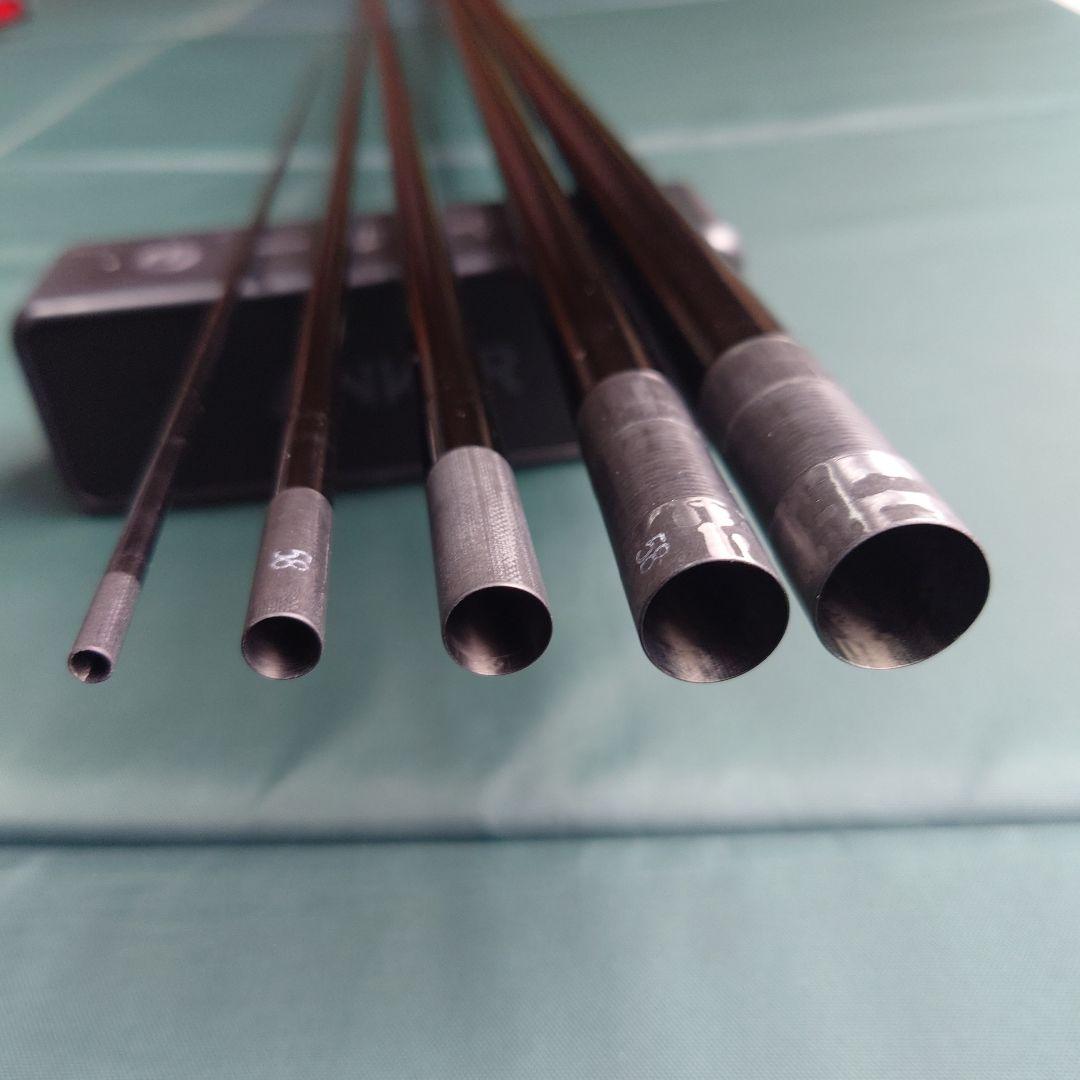 竿パーツ@#1〜5番セット　がまかつダンシングマスターMH90