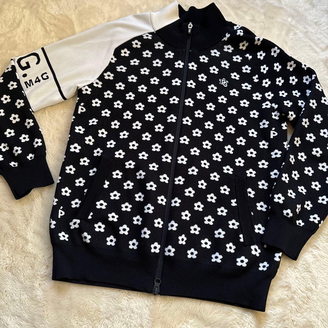 パーリーゲイツ　フルジップジャケット　サイズ1 可愛いお花柄