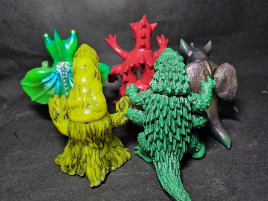 シカルナ工房　ザゴラ、チヲス、バグン、バグン、マイティ、ミニソフビ。