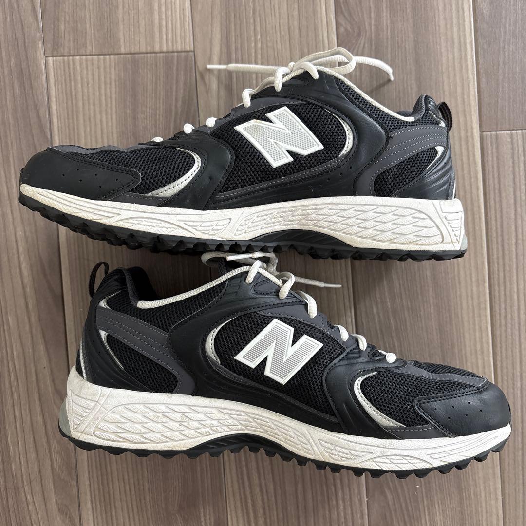 【ニューバランス28cm】ゴルフシューズ（黒）