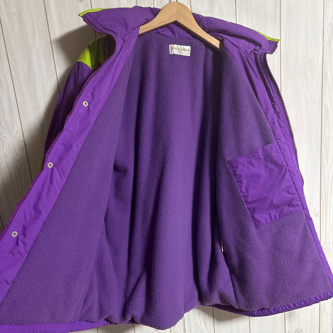 希少90sオールドOLD SALOMONヴィンテージスノージャケットバブルウェア