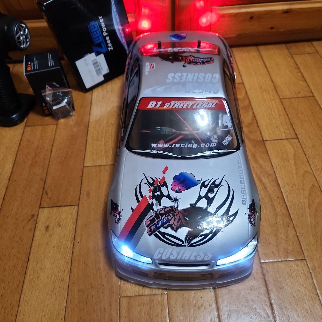 タミヤ ドリフト ラジコン フルセット　TT01　シルビア　ボディ　　　tt02